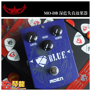 ★琴龙信誉店★ 魔音MOEN MO-DB(Deep Blue)电吉他深蓝失真效果器-淘宝网
